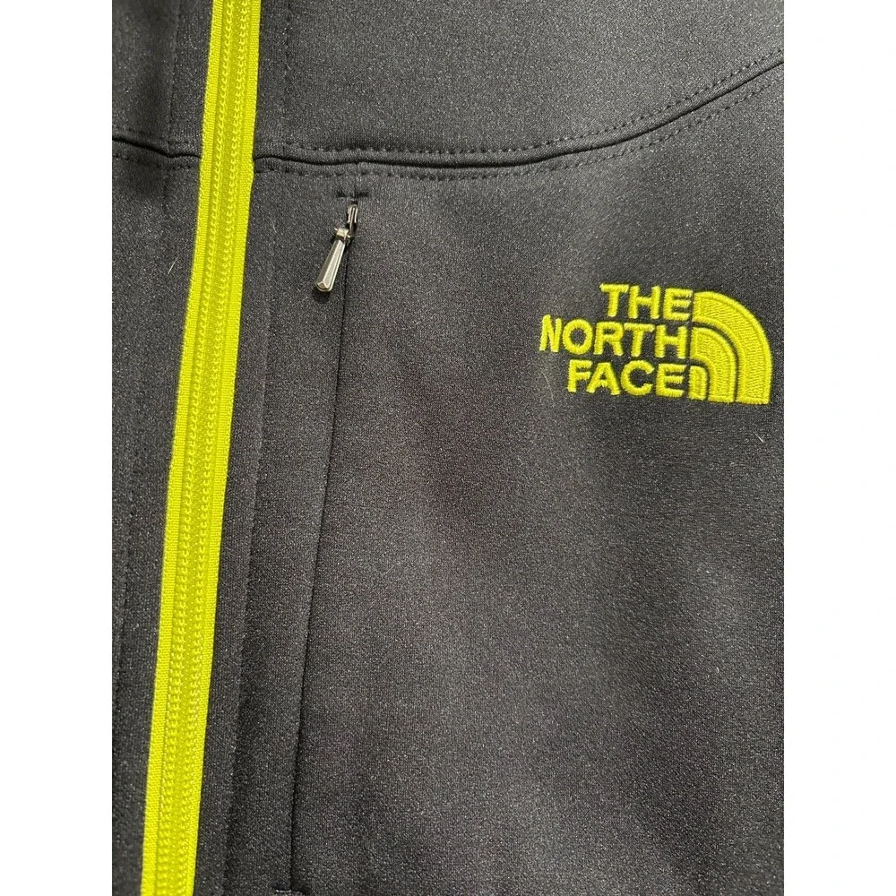 The North Face Mens XXL Quarter Zip Pullover Black Fleece Lined Outdoor